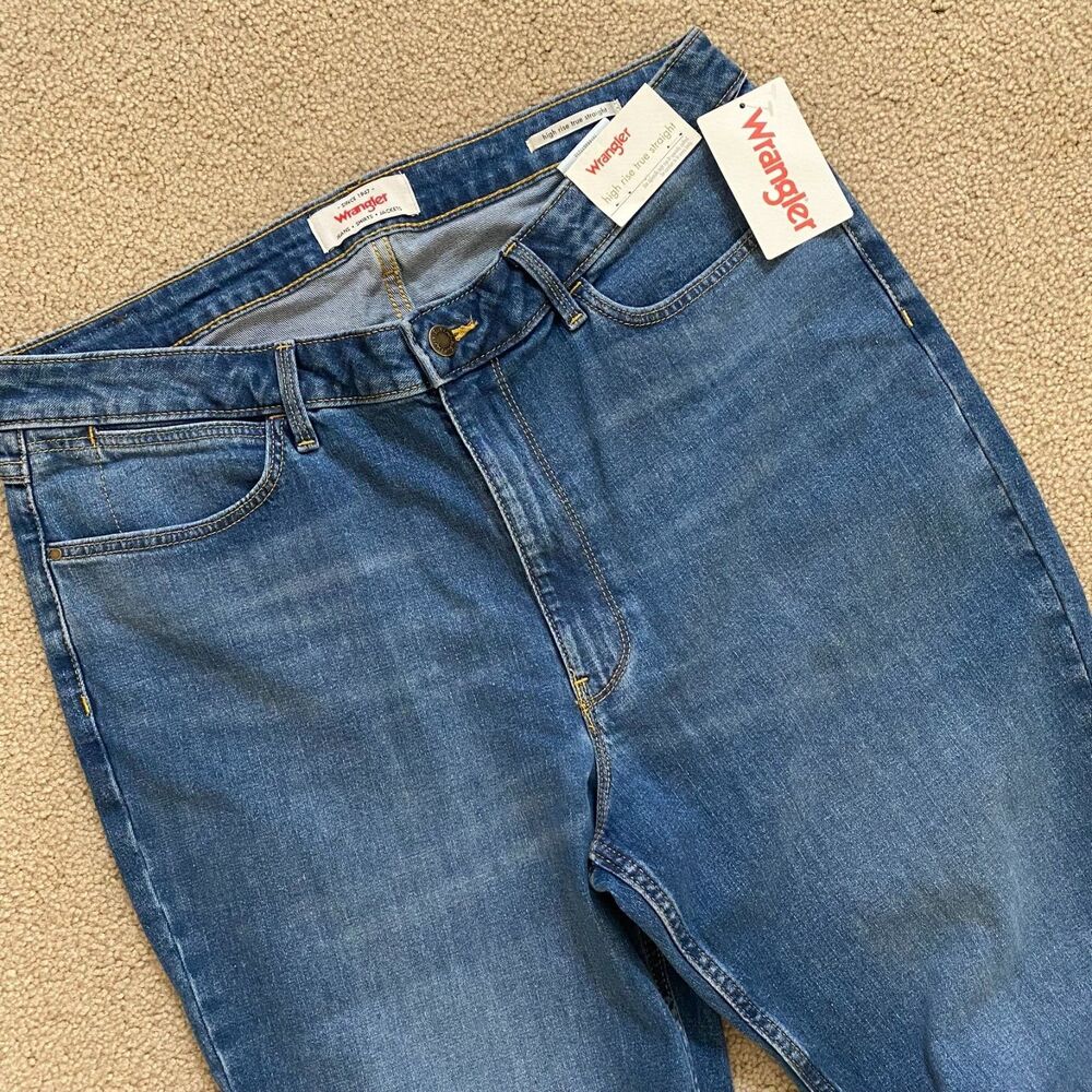 Wrangler Women's High Rise Denim Jeans - Indigo